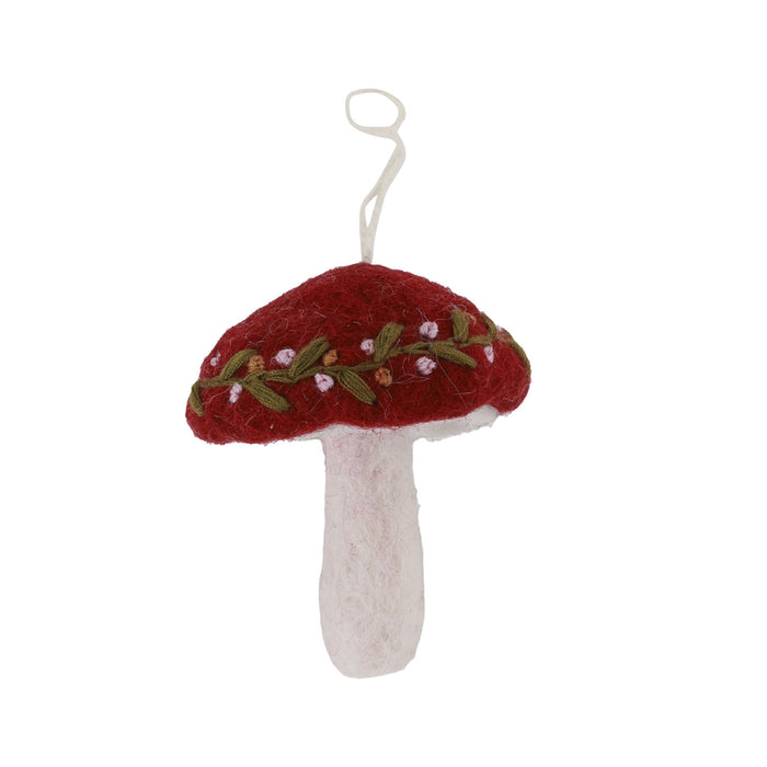 En Gry & Sif embroidered toadstool (9cm)