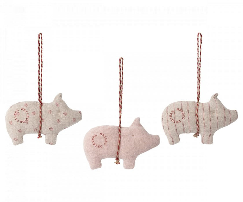 Maileg Linen Decorations - Little Pig