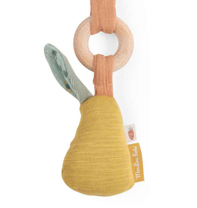 Moulin Roty pear teether & rattle