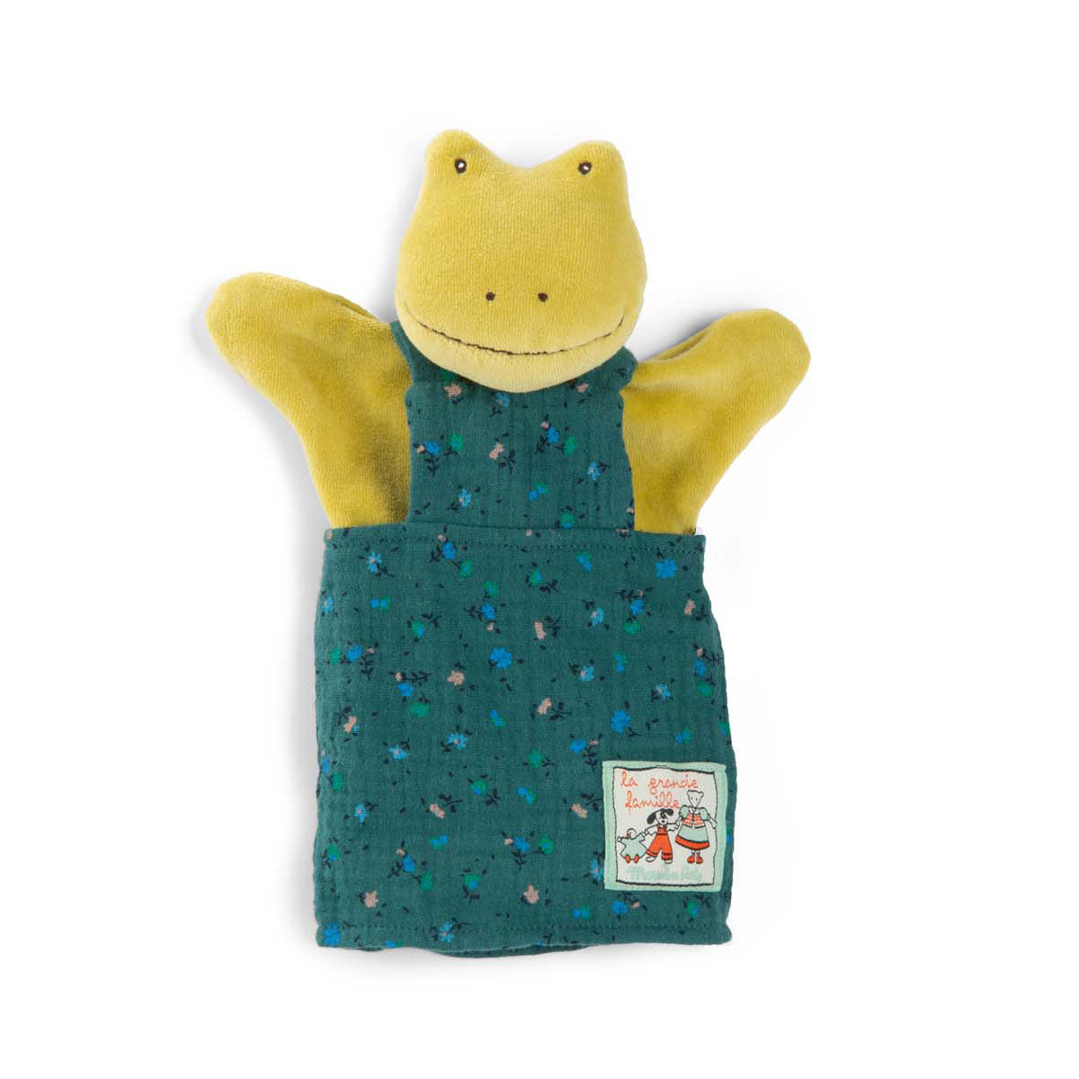 Moulin Roty hand puppet - Perlette Frog– Cottontails Baby