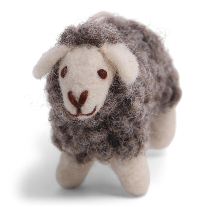 En Gry & Sif little woolly sheep - grey