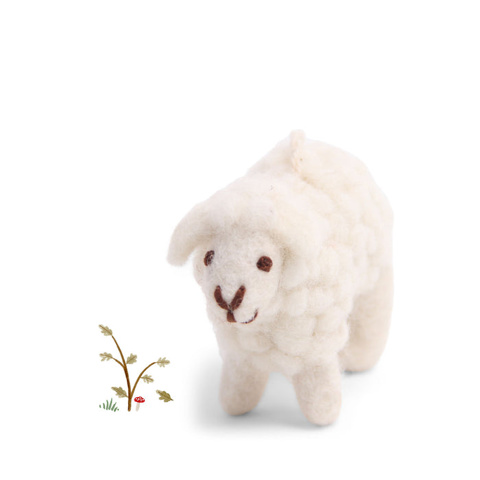 En Gry & Sif little woolly sheep - white