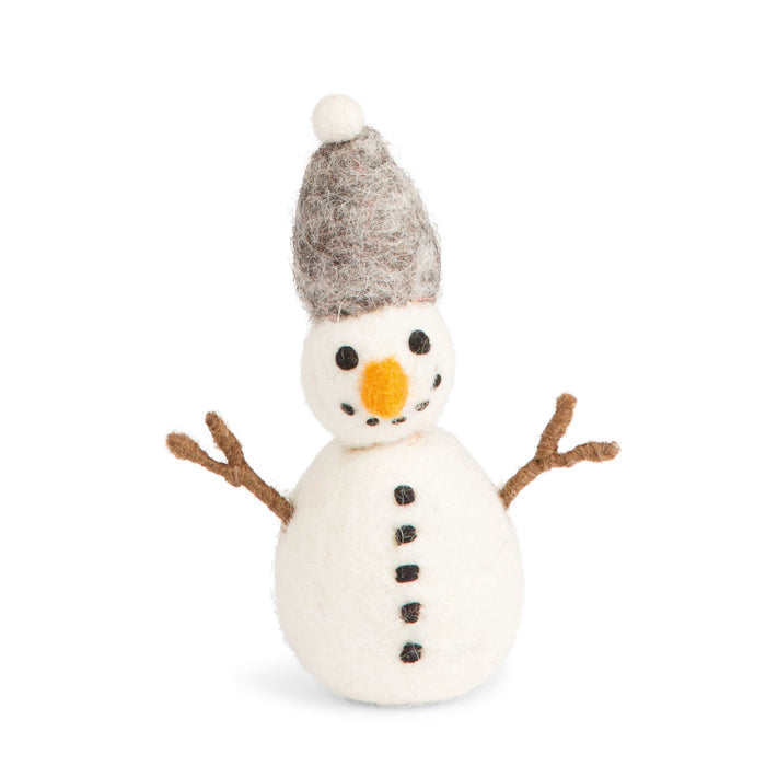 En Gry & Sif felt snowman - grey hat