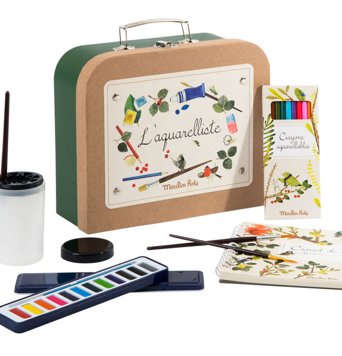 Moulin Roty watercolour suitcase