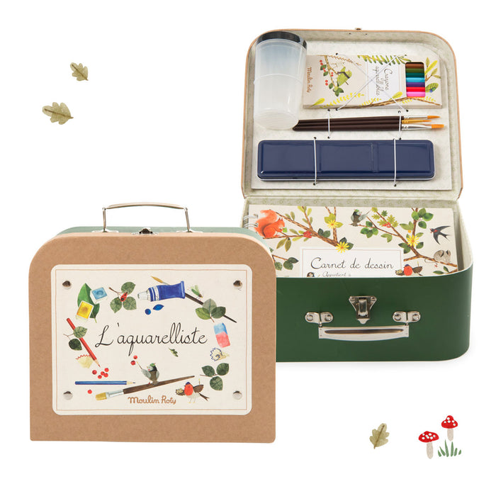 Moulin Roty watercolour suitcase