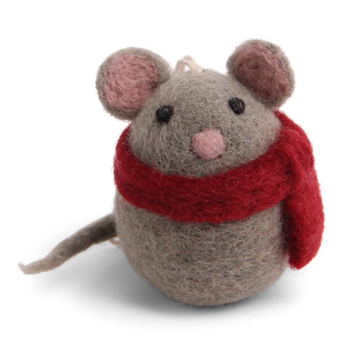 En Gry & Sif round mouse with scarf
