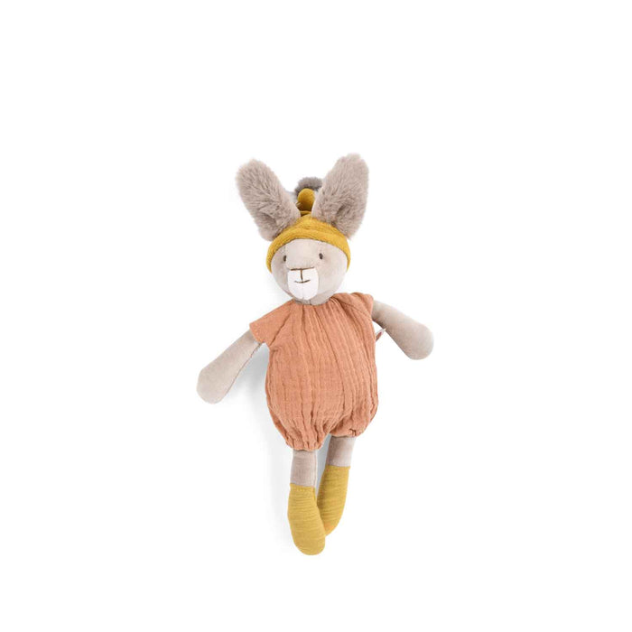 Moulin Roty Clay Bunny - wooden ring & rattle