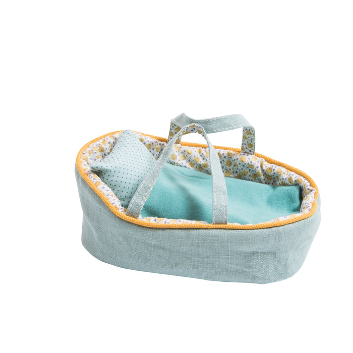Moulin Roty small blue carrycot