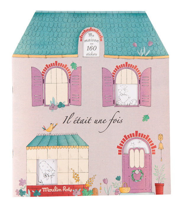 Moulin Roty colour & sticker house book